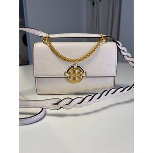 Tory Burch Womens Mini Miller Leather Crossbody Bag